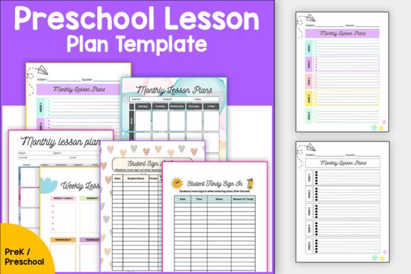 Building Bright Beginnings: Preschool Lesson Plan Templates Design