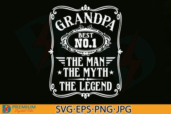Celebrate Dad with Vintage Grandpa SVG Design