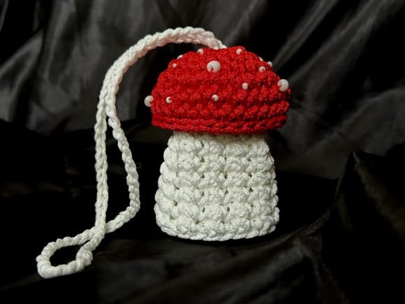 Crochet Pattern Mushroom Bag PDF Digital: A Whimsical Design Asset