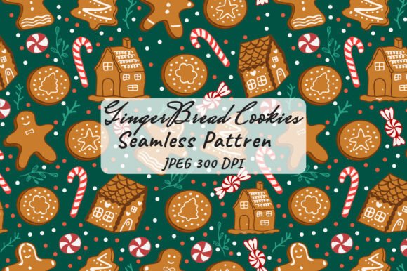 Festive Gingerbread Seamless Pattern: Your Holiday Design Secret