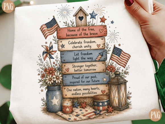 Home of the Free Because of the Brave: A Patriotic Design Asset
