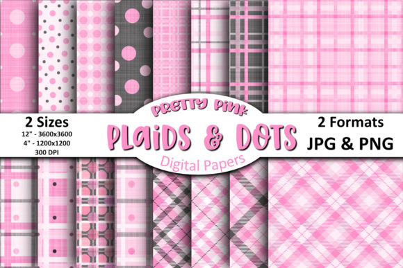Pink Valentine Nursery Plaids & Dots: Pretty Pink Patterns