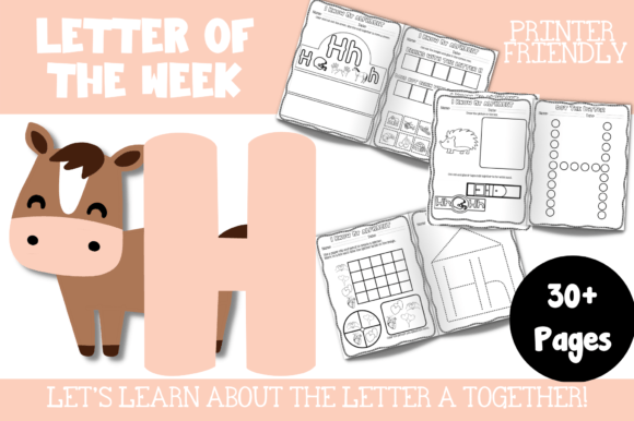 Preschool Letter H Activity Workbook: A Guide to Early Learning
