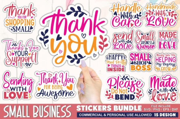 Small Business Stickers Bundle: Your All-in-One Branding Toolkit