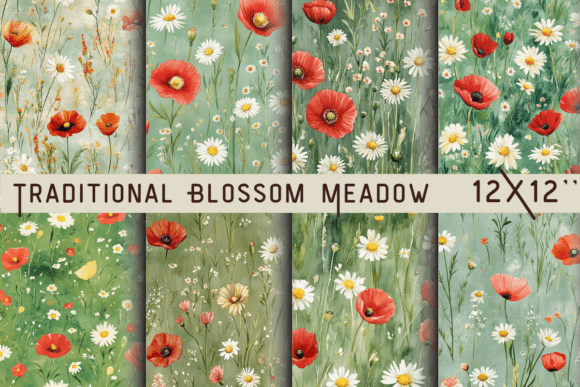 Traditional Blossom Meadow Printable: A Designer's Field Guide