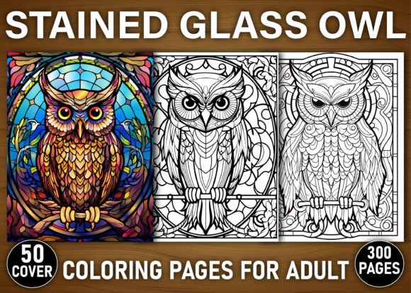 Unlocking Creativity with Stained Glass Owl Coloring Pages for KDP